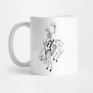 Skeleton Cowboy Mug